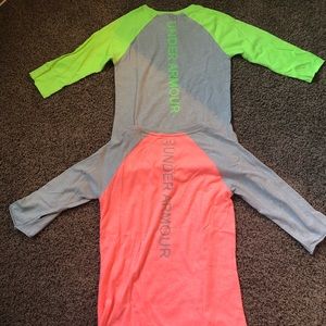 Two under armor shirts